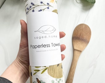 Roll of Paperless Towels, Surprise Me Mix, Washable, Reusable Paper Towels