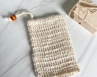 Natural Fiber Soap Saver Bag