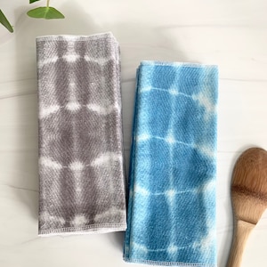 Shibori Print, Paperless Towels, Cloth Paper Towels, UnPaper Towels