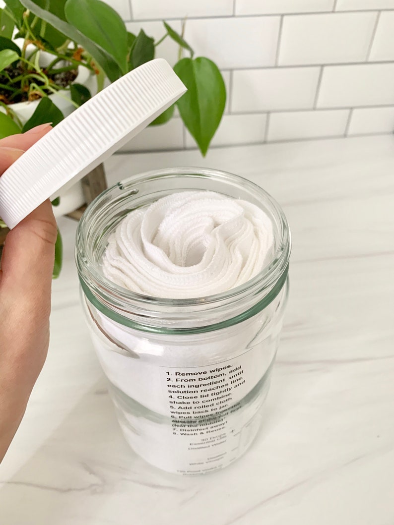 Reusable Disinfectant Wipes Disinfectant Wipes Kit Washable Etsy