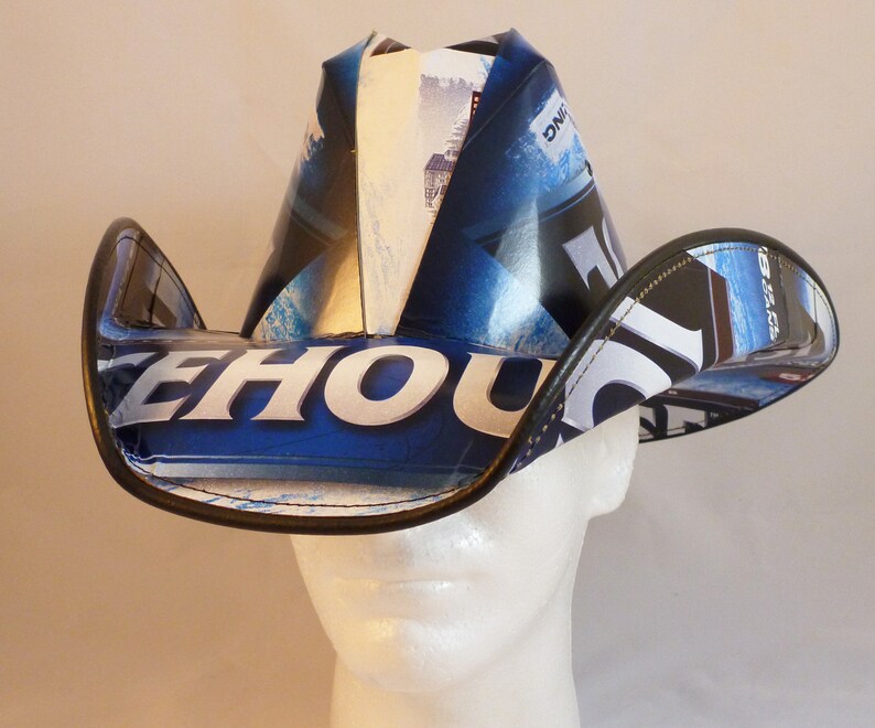 Beer Box Cowboy Hats Beerhat. Made from recycled Icehouse Beer boxes