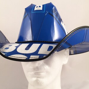 Beer Box Cowboy Hats. Made from recycled Bud Light beer boxes.  Beerhat.