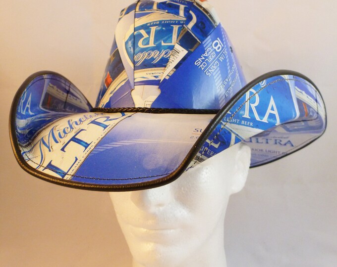 Beer Box Cowboy Hats. Made From Recycled Michelob Ultra Beer Etsy