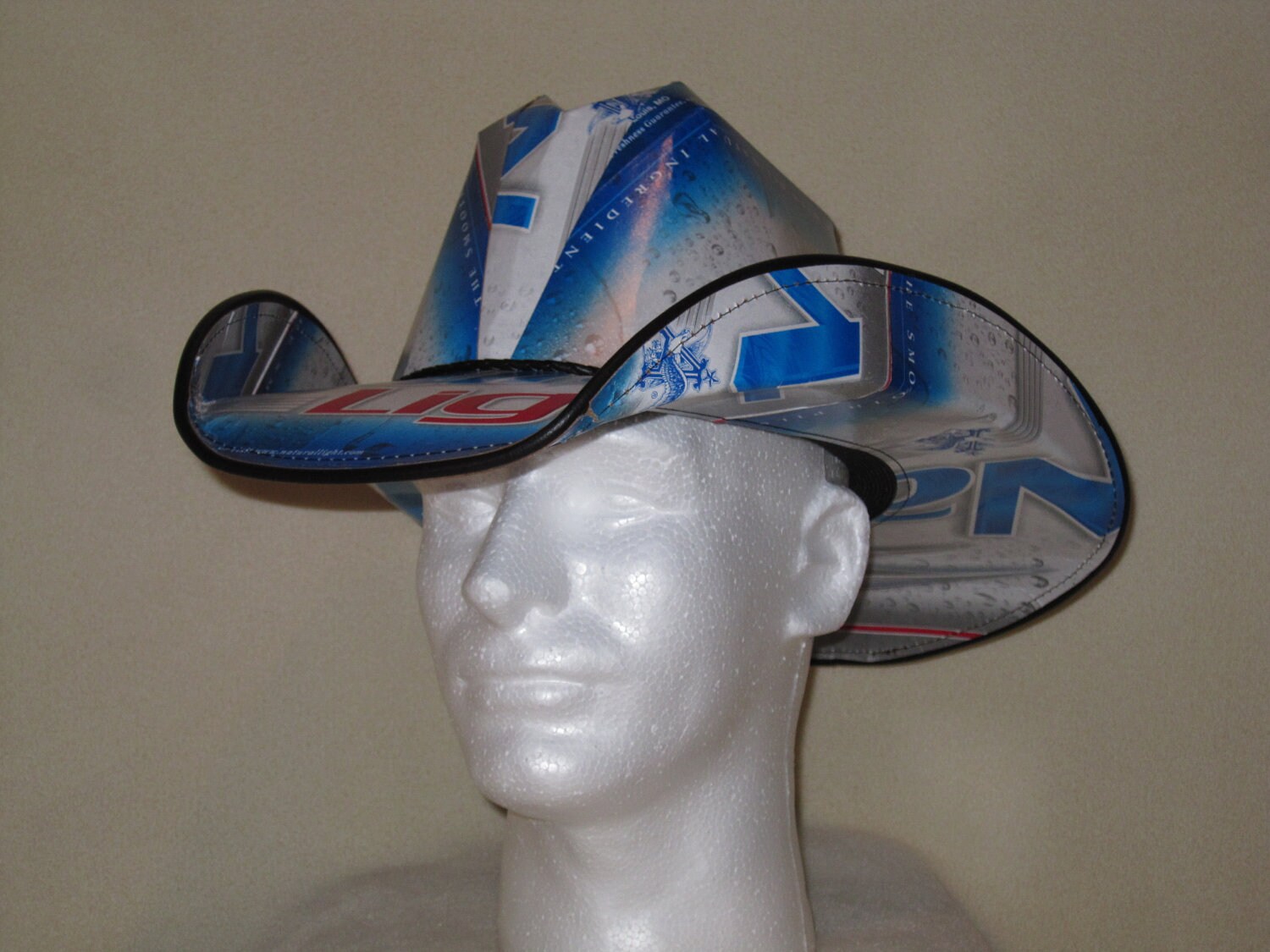 Beer Box Cowboy Hats Made From Recycled Natural Light Beer
