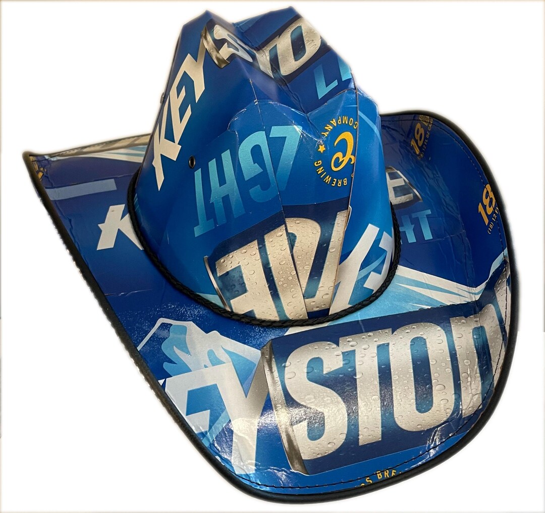Beer Box Cowboy Hats. Made From Recycled Keystone Light Beer Boxes ...