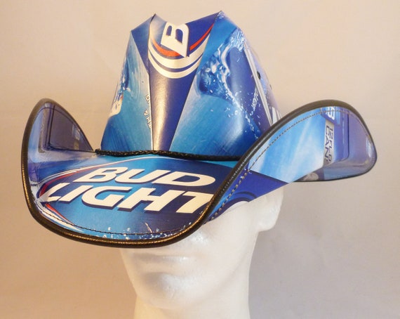 Beer Box Cowboy Hats. Made from recycled Bud Light beer boxes.  Beerhat.