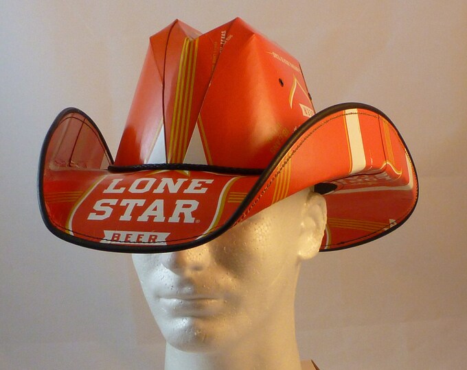 Beer Box Cowboy Hats. Made From Recycled Lone Star Beer Boxes. Etsy