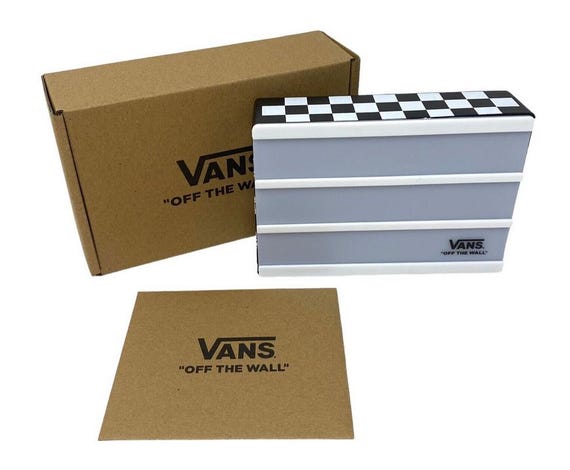 New Vans Family Collectible Mini Checkerboard Light Up Message Box