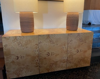 Stunning Burl Wood Credenza by Arthur Umanoff for Dillingham, Circa 1970s