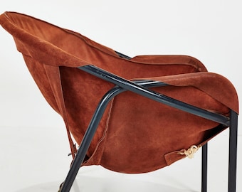デンマークモダン、エリック・オーレ・ヨルゲンセンのイージーチェア（コニャックスエード）