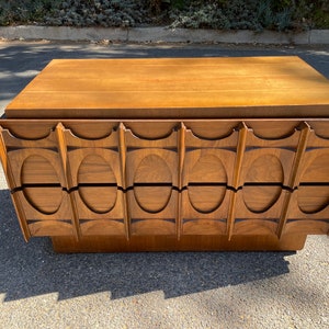 Mid Century Tobago Brutalist Credenza