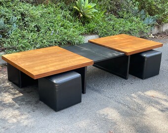 Mid-Century John Keal Expandable Coffee Table, Circa 1970