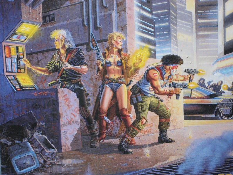 Shadowrun Cyberpunk Role Playing Game 2nd Edition Larry Etsy