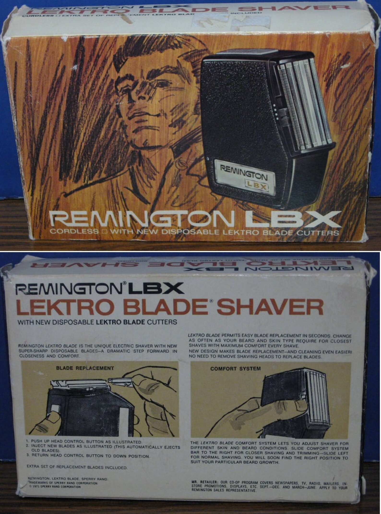 Remington LBX Cordless Rechargeable Razor 1971 Vintage | Etsy