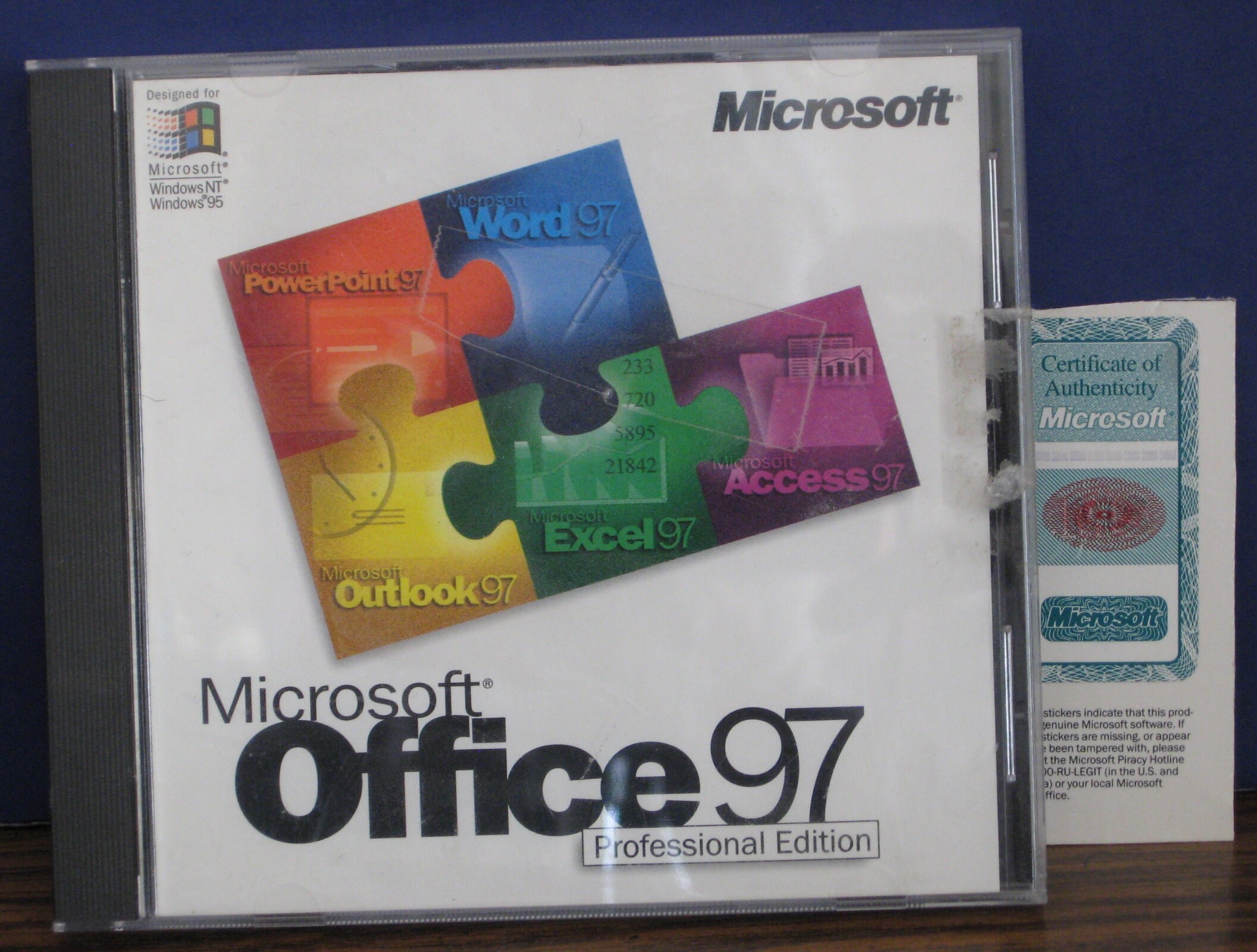 Microsoft Office 97 Professional Retail 1997 Vintage Etsy