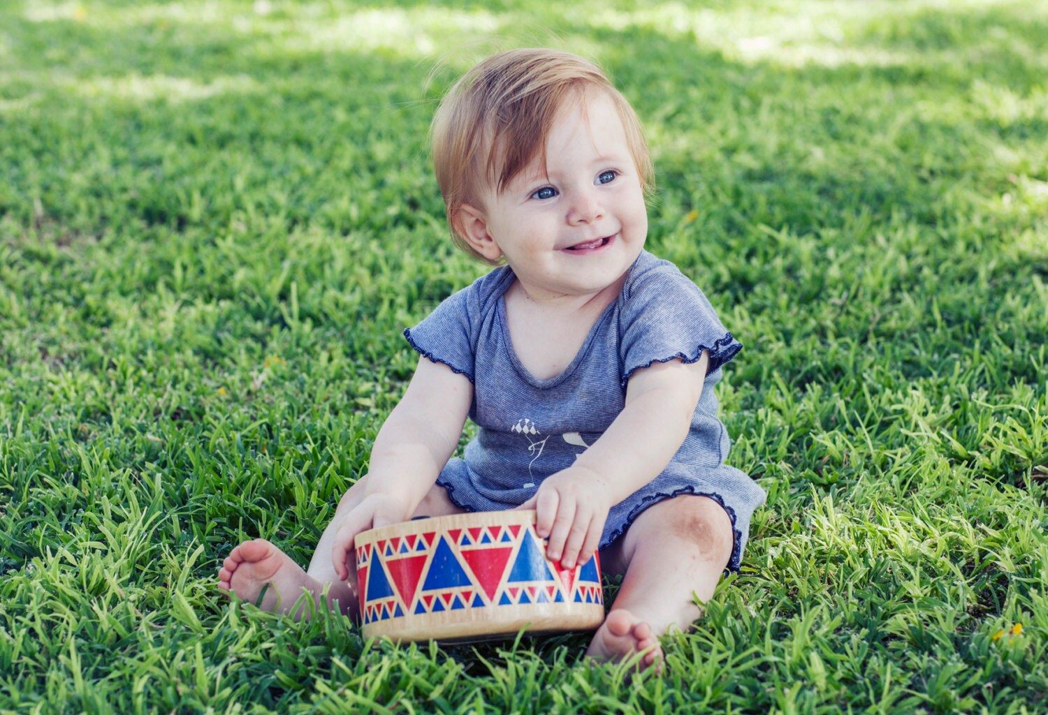 Baby Girl Romper organic cotton Denim Stripes Free Shipping Etsy