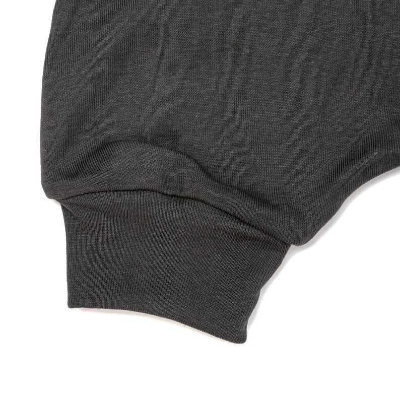 Free Shipping Worldwide Baby Boy Harem Shorts Coal Gray
