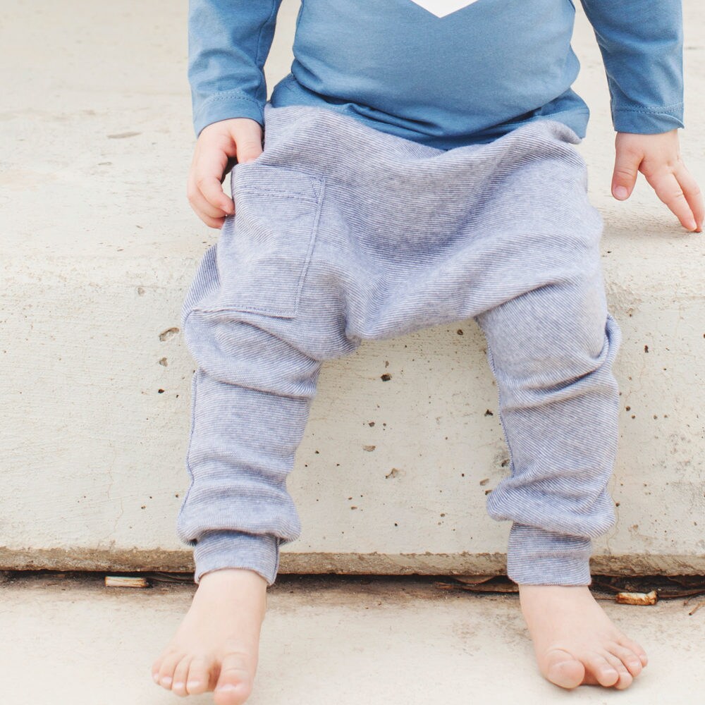 Baby Boy Clothes Newborn Boy Pants Denim Harem Pants Etsy