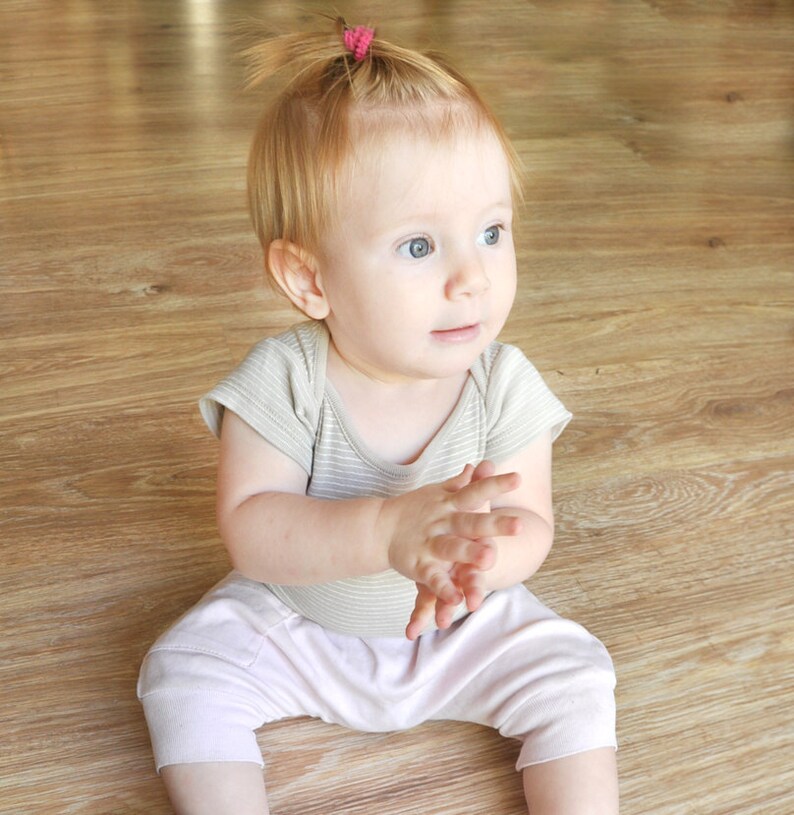 Baby Girl Harem Shorts organic cotton Pink Free Shipping Etsy