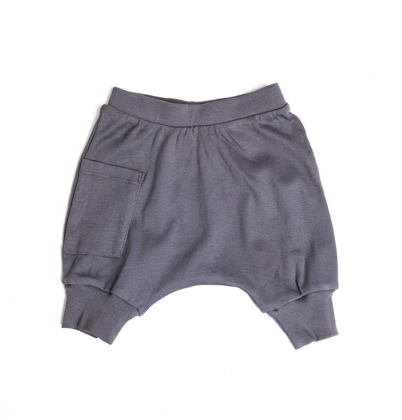 Baby Harem Shorts Steel Gray Free Shipping Worldwide Etsy