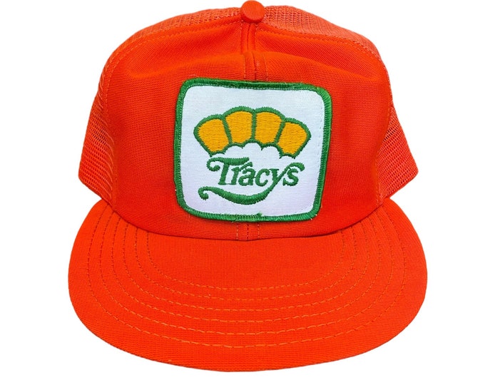 Vintage Tracy's Seed Patch Mesh Trucker Hat Snapback