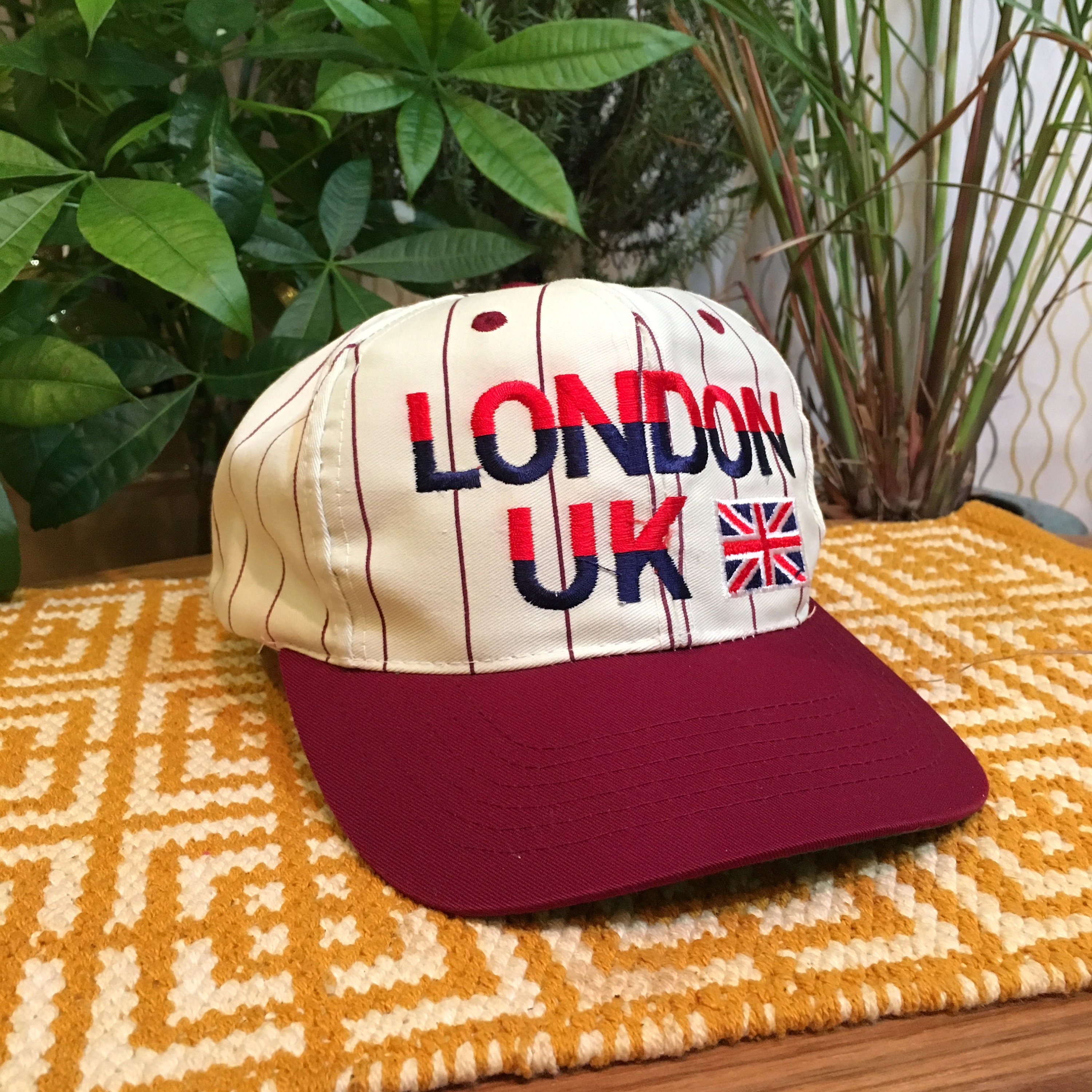 Vintage London UK Hat Vintage Hat Vintage Cap Snapback