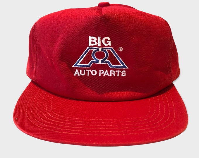 Vintage Big A Auto Parks K-Products Snapback Hat Made in USA