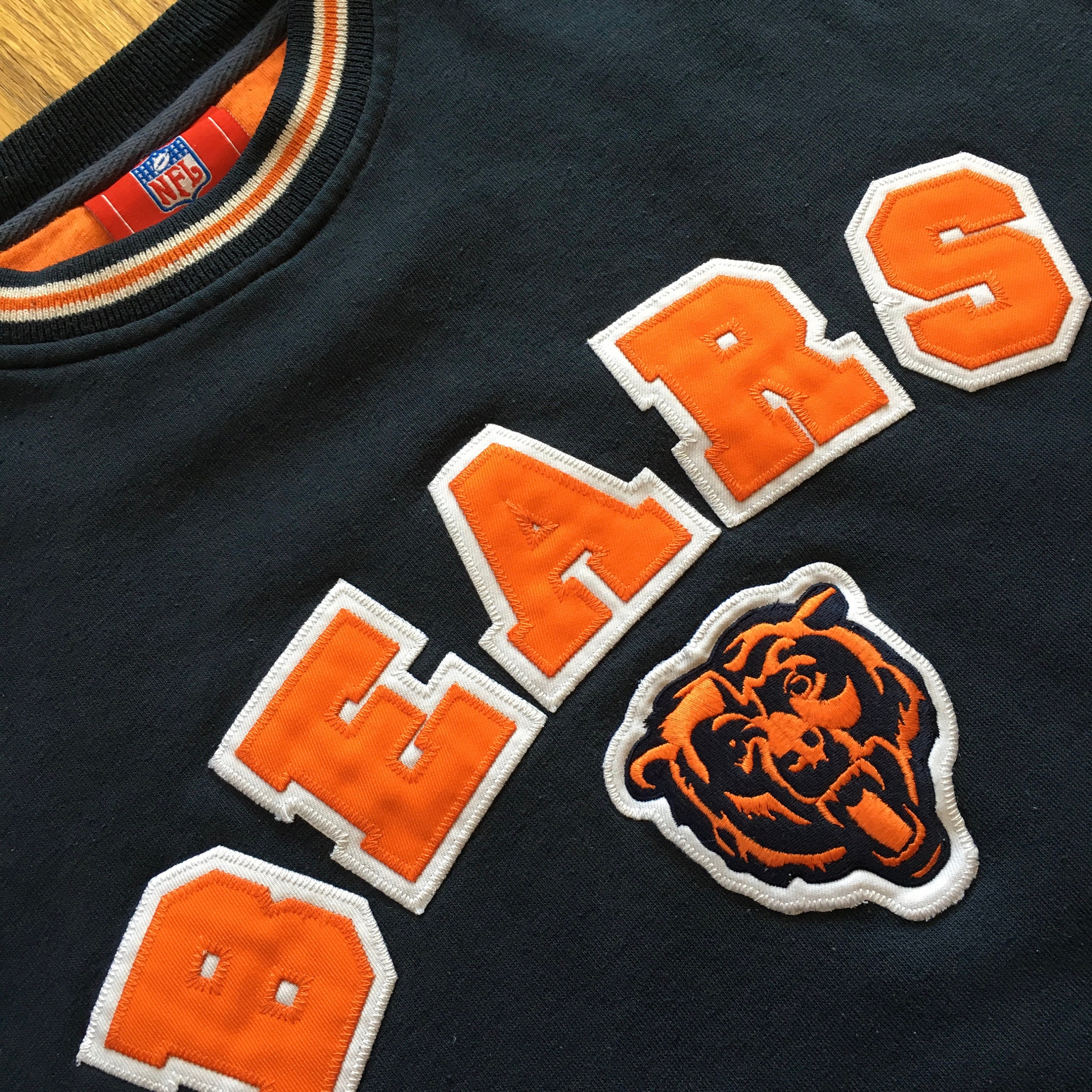 Embroidered Chicago Bears Sweatshirt | Hand Embroidery