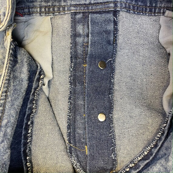 Vintage Bugle Boy Denim Bib Overalls - image 8