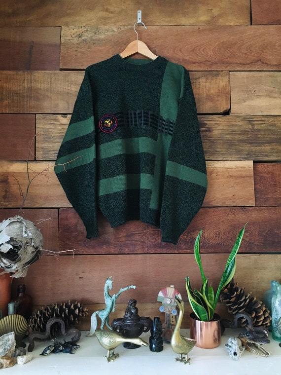 Vintage Bugle Boy Sweater - Spell Out - Acrylic