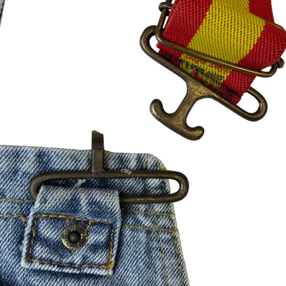 Vintage Bugle Boy Denim Bib Overalls - image 9