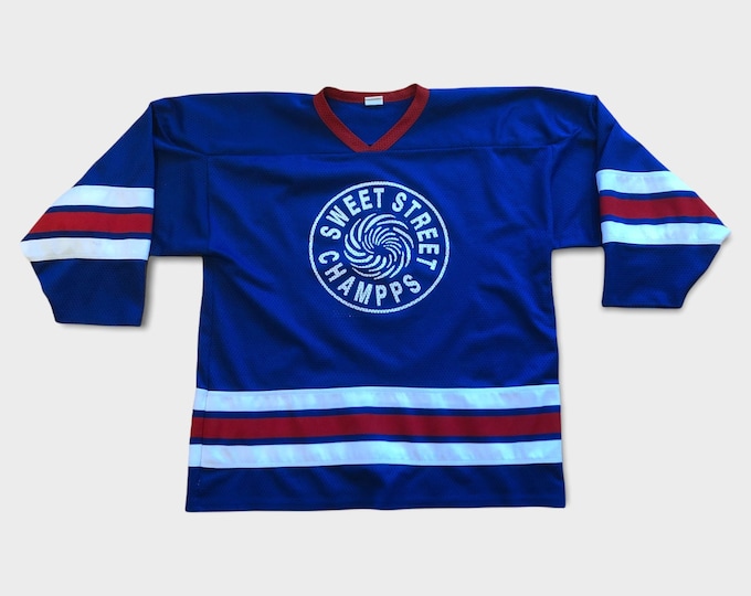 Vintage Sweet Street Champps Hockey Jersey NY New York Rangers Style