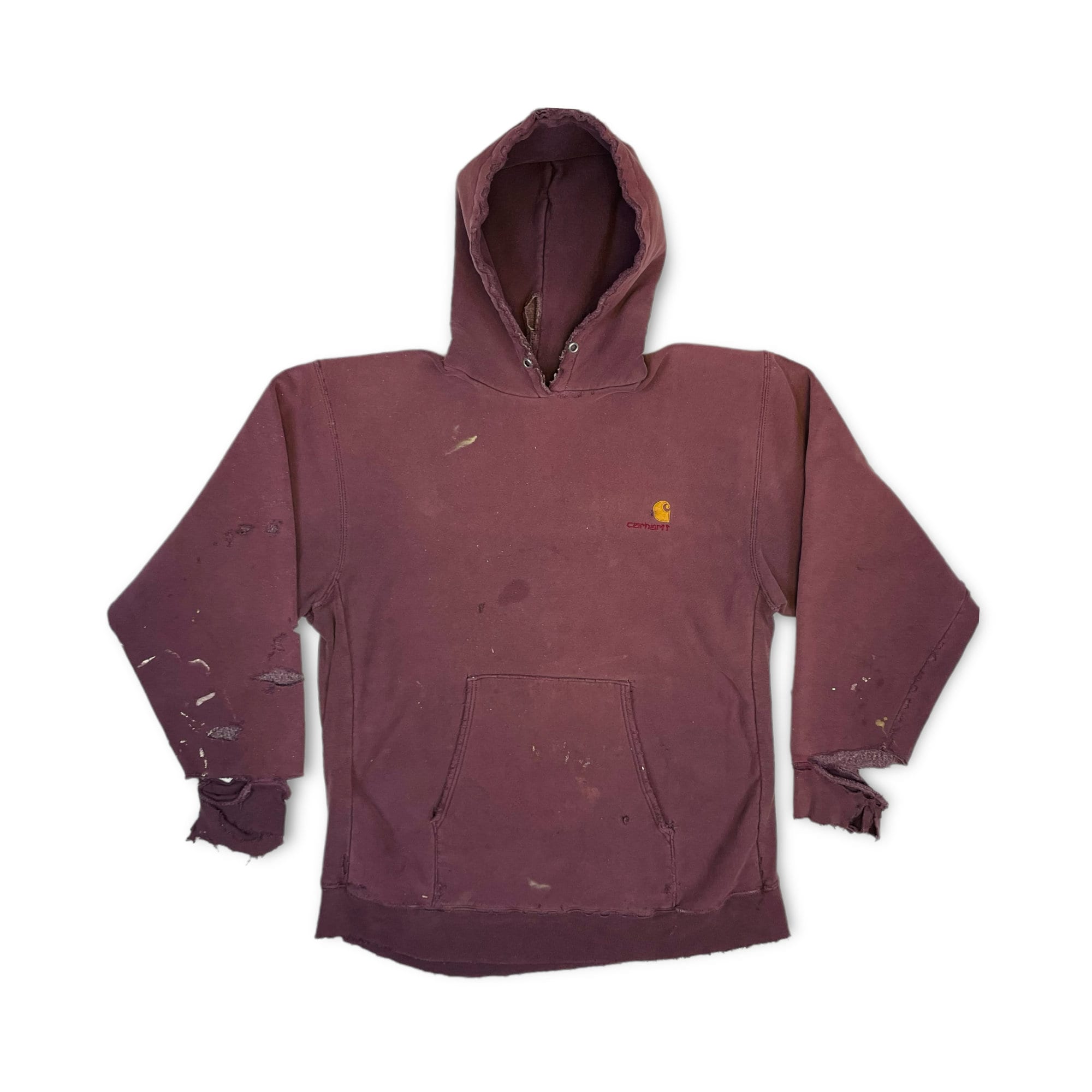 Maroon carhartt clearance hoodie