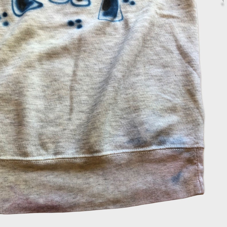 Vintage 80s Germany Airbrushed Tourist Sweatshirt Naturally Weathered Distressed and Faded image 5