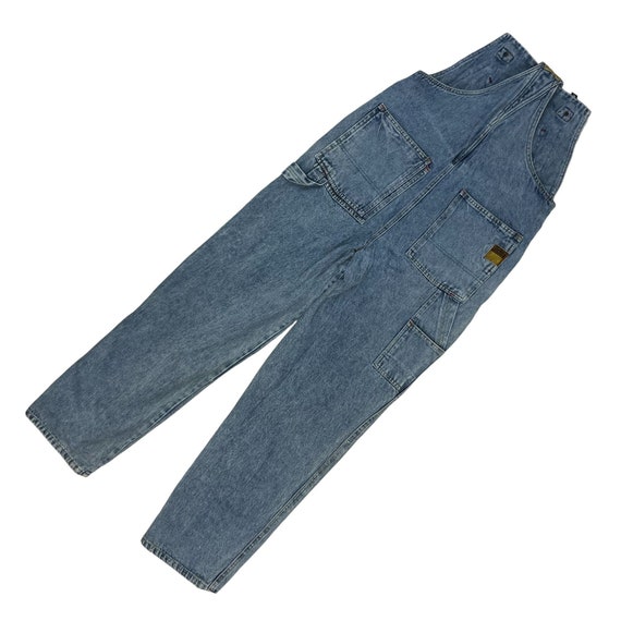 Vintage Bugle Boy Denim Bib Overalls - image 4