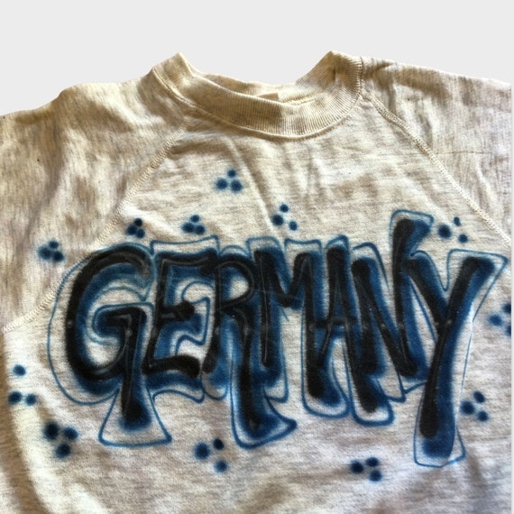 Vintage 80s Germany Airbrushed Tourist Sweatshirt… - image 3