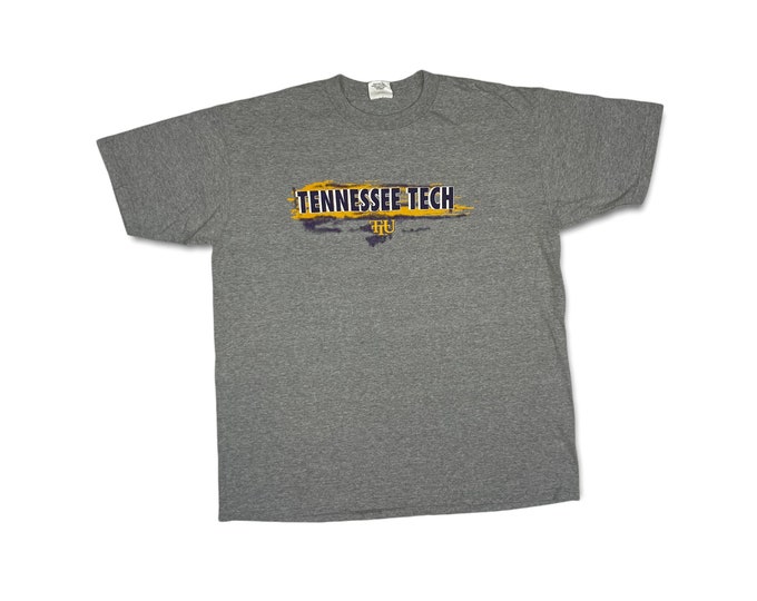 Vintage Tennessee Tech University Golden Eagles Tee Shirt NCAA Made in USA