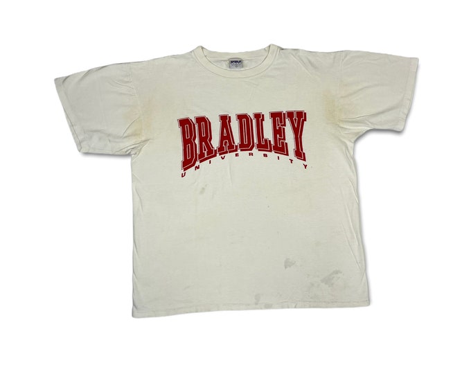 Vintage Bradley University Shirt Single Stitch