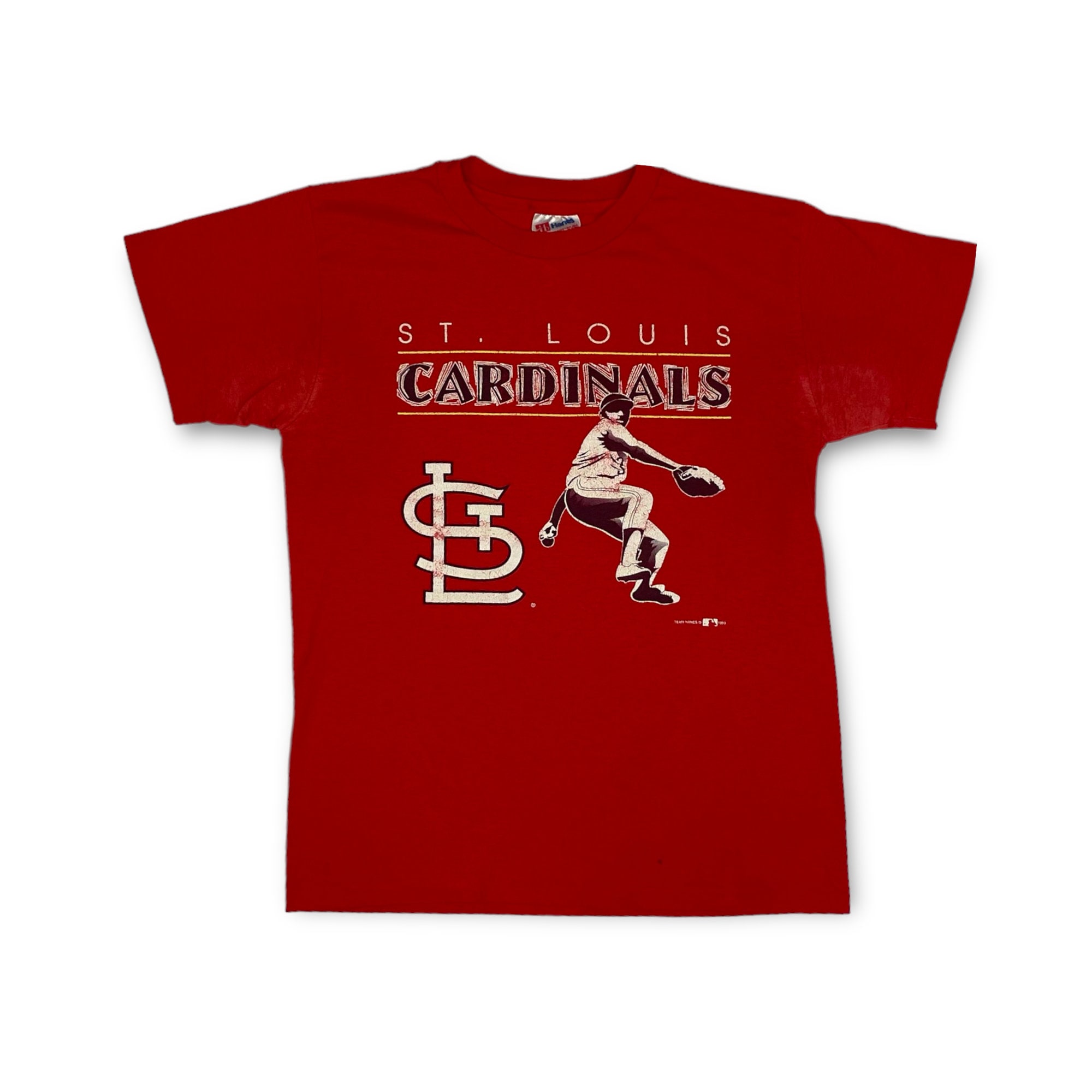 Nike St Louis Cardinals Red Color Bar Short Sleeve Fashion T Shirt