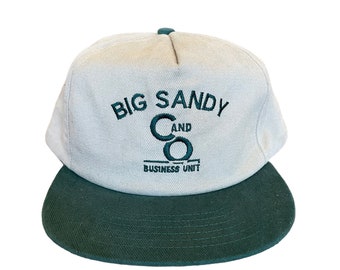 Vintage Big Sandy C and O Business Unit Hat Snapback Made in USA