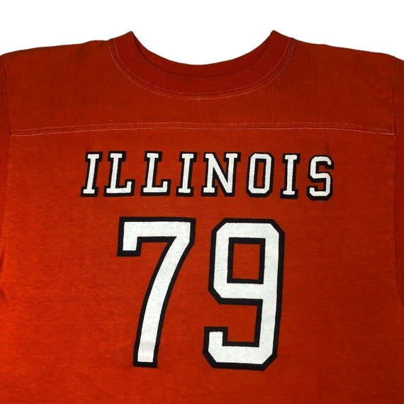 Vintage 1970s Champion University of Illinois Foo… - image 4