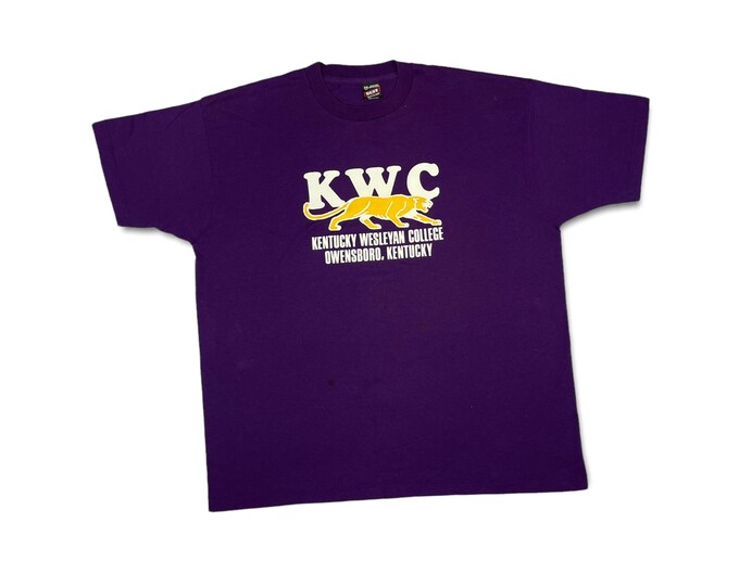 Vintage Kentucky Wesleyan College Panthers KWC Shirt