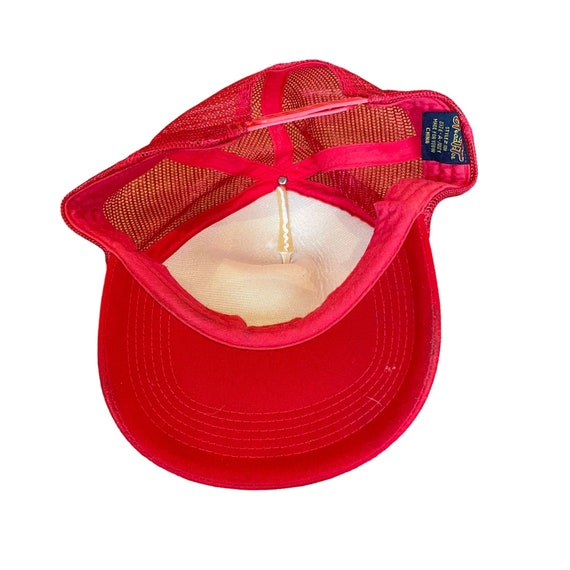 Vintage Peach Bottom Bergman Orchards Mesh Trucker Ha… Gem