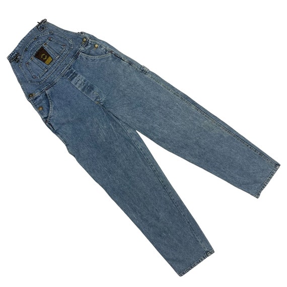 Vintage Bugle Boy Denim Bib Overalls - image 3