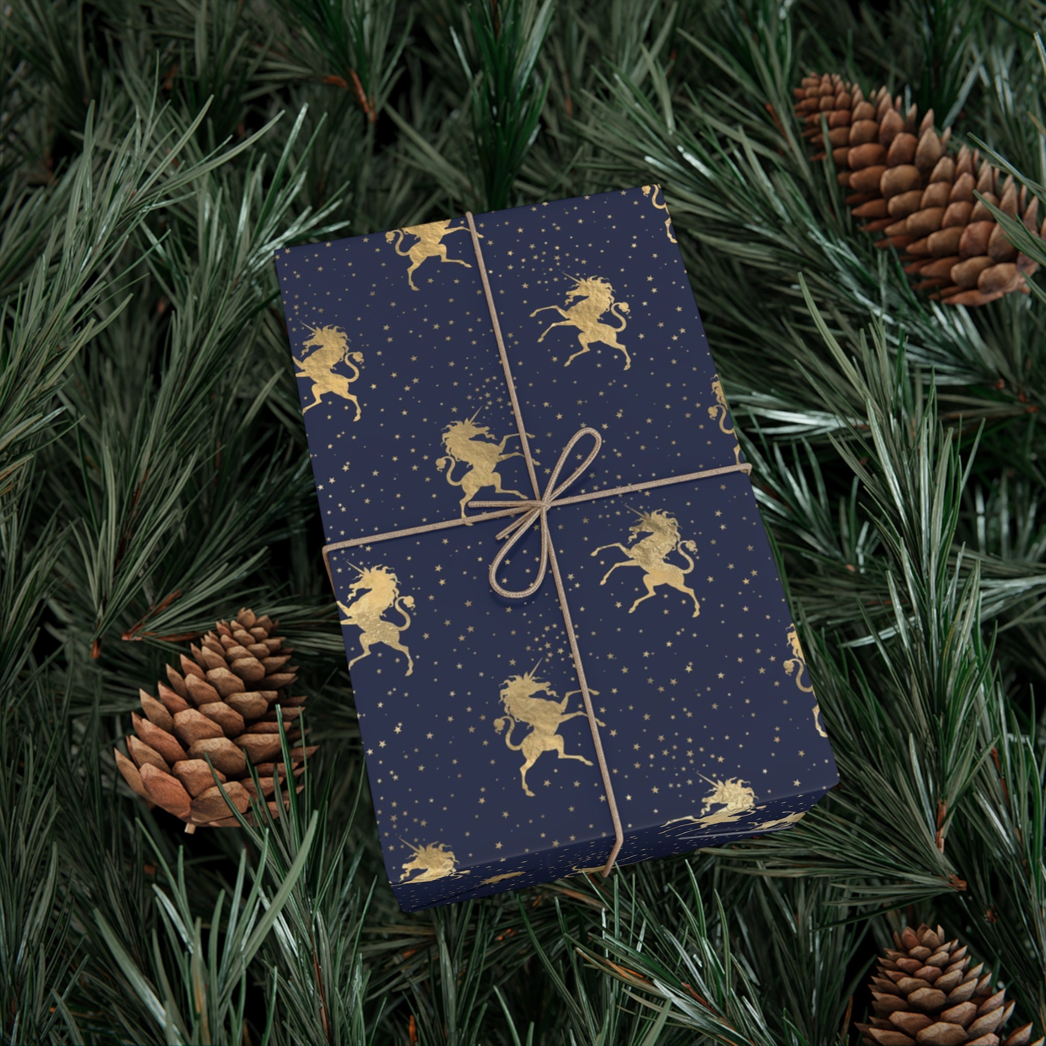 Gold & Black Geometric Design Gift Wrapping Paper-unique High Quality Size  A3 GP-290 