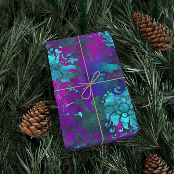 Magical Forest Wrapping Paper Fairy Woodland Animal Wrapping Paper Mushroom  Celestial Gift Wrap 