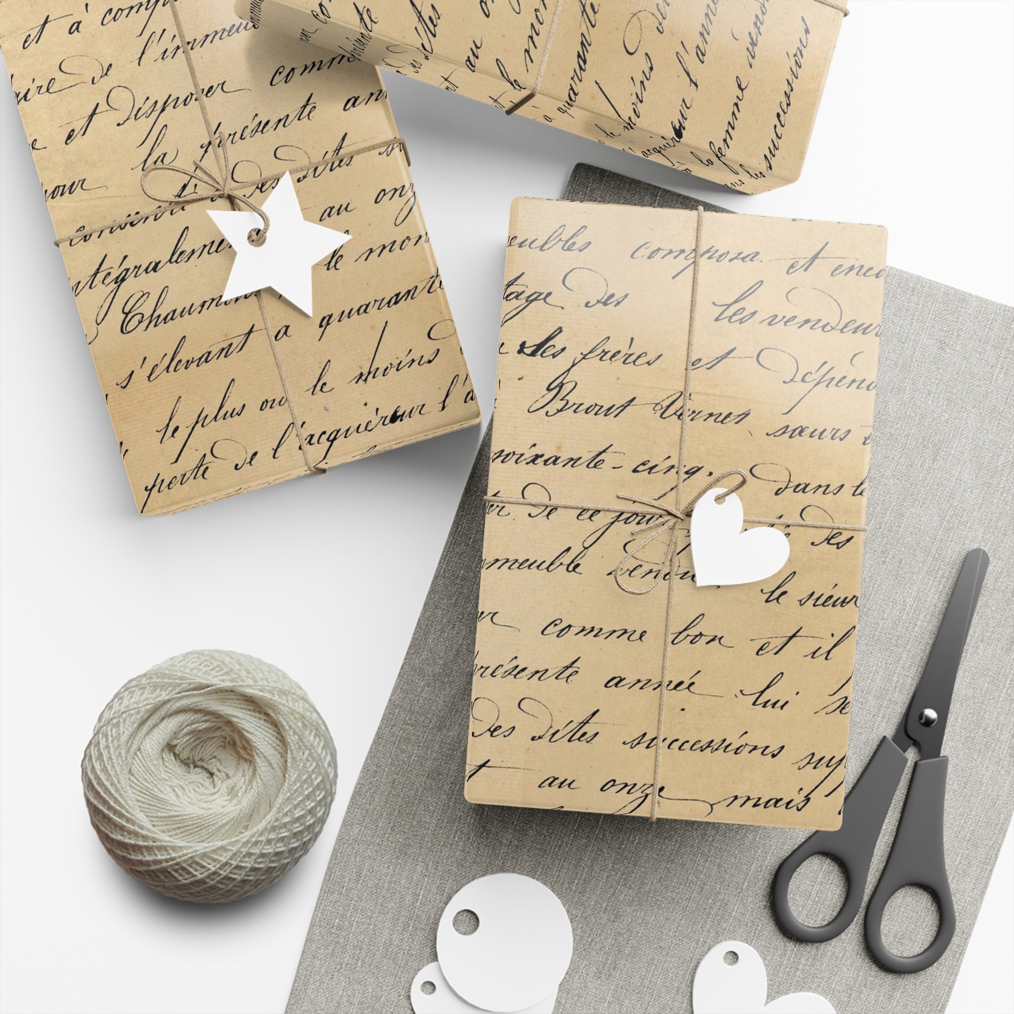 French wrapping paper discount