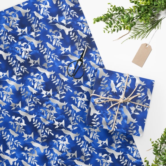 BLUE HAWAII (ROYAL BLUE) WRAPPING PAPER