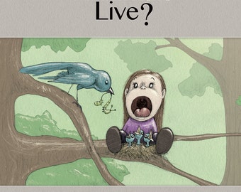 Children's Book, How Do The Animals Live,  written and illustrated by C. Spliedt