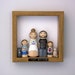 Personalized Christmas Gift For Her - Custom Christmas Gift - Hannukah Gift for Mom - Custom Family Portrait From Photo - Peg Doll Family 